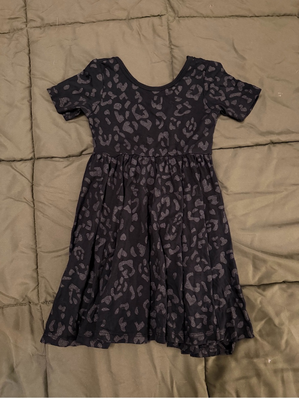 Kyte Baby Midnight Leopard dress 18-24m